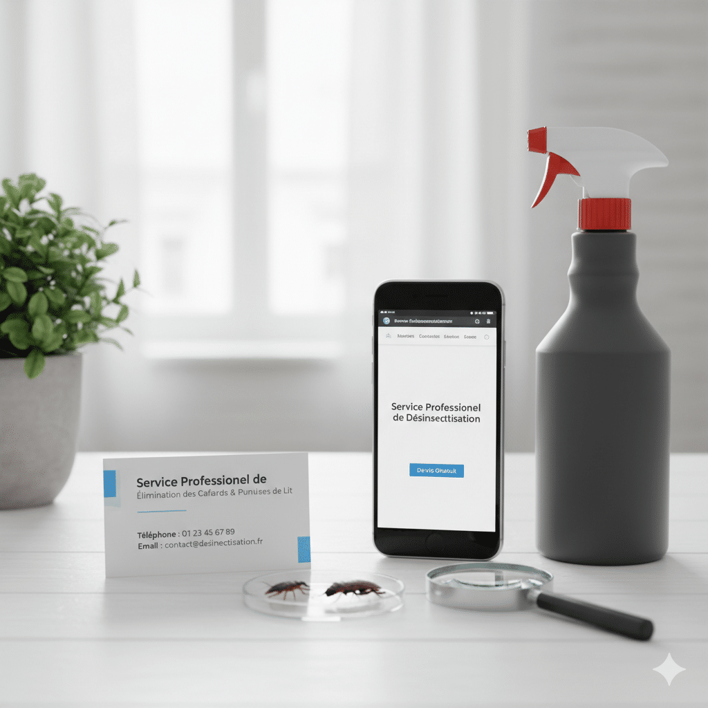 Service de Désinsectisation - Cafards et Punaises de Lit