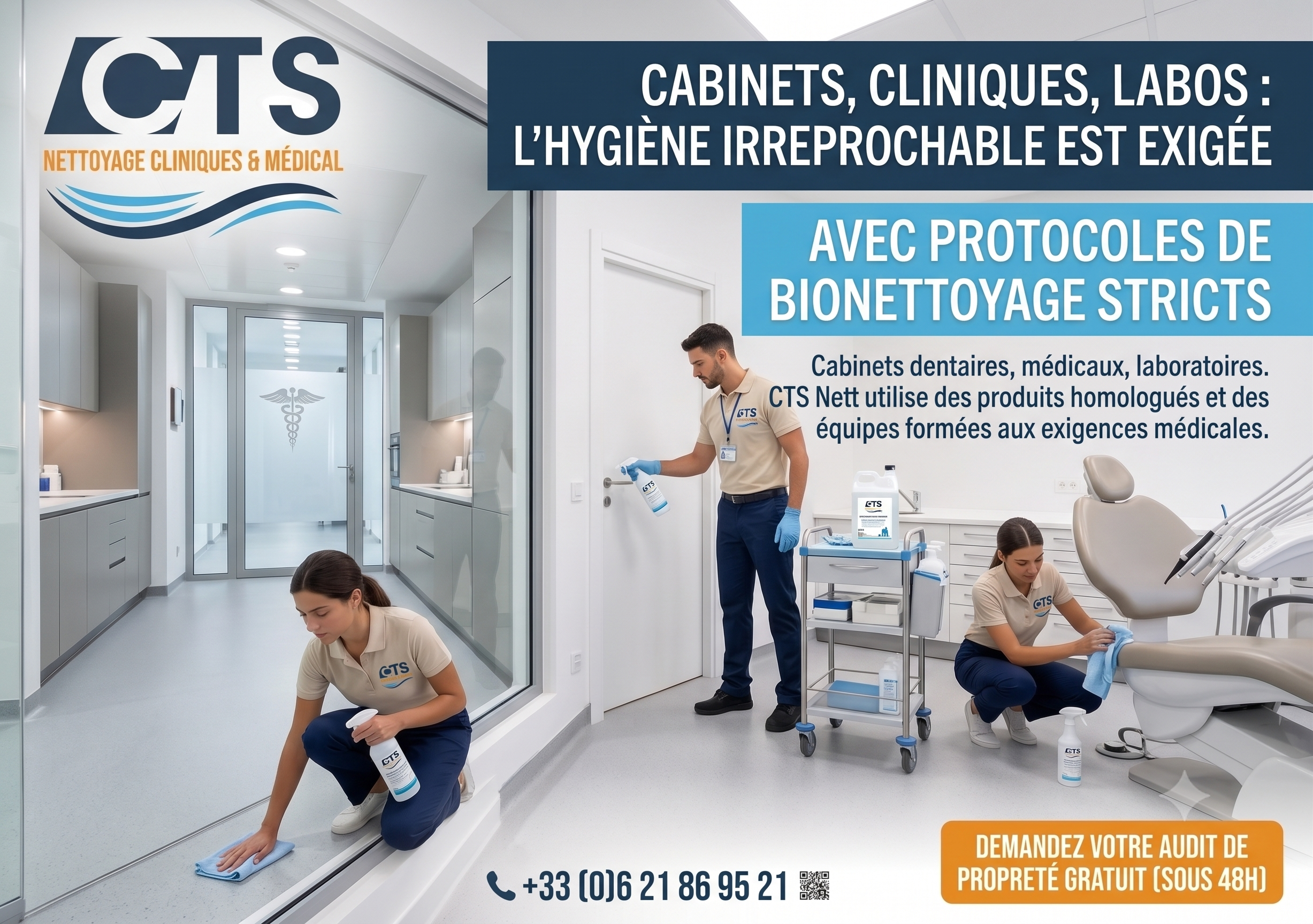 Nettoyage médical & cliniques - CTSNett