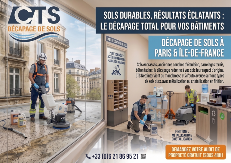 Décapage de sols - CTSNett