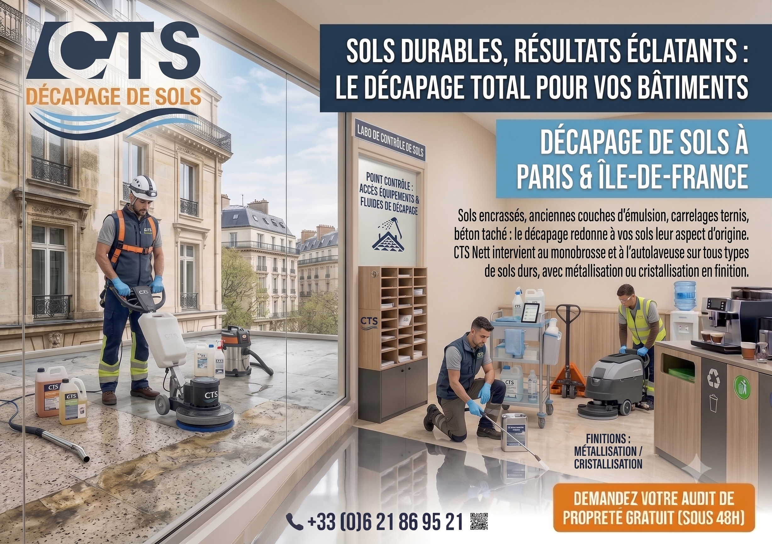 Décapage de sols - CTSNett