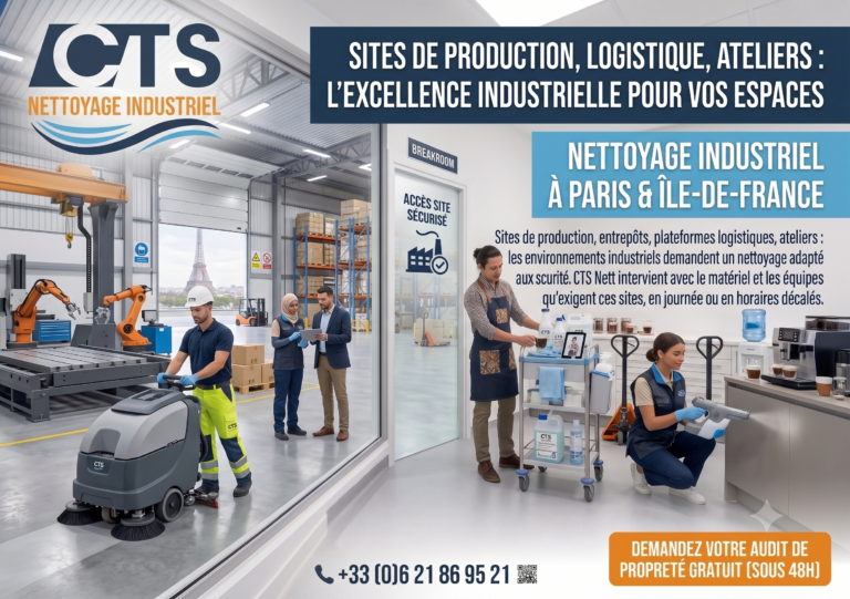 Nettoyage industriel - CTSNett