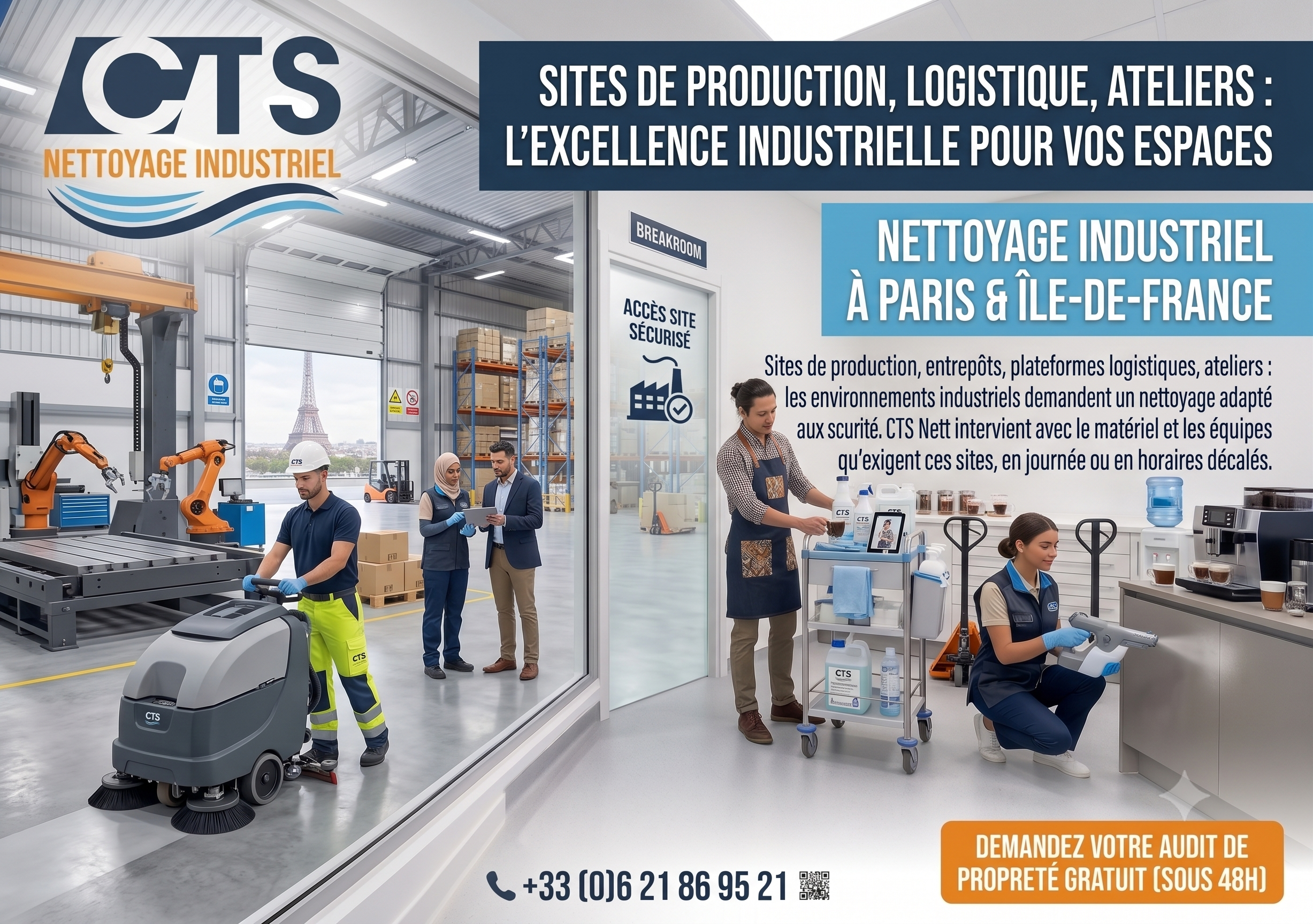 Nettoyage industriel - CTSNett